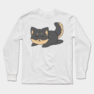 Shiba Inu Sleepy Long Sleeve T-Shirt